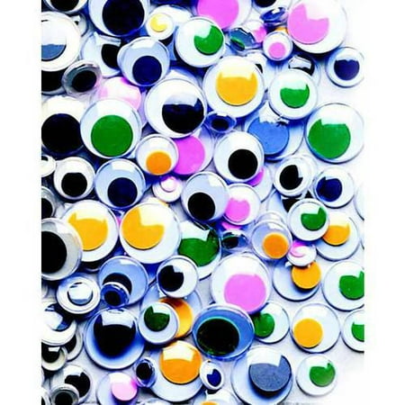 - Chenille Kraft Color Wiggle Eyes, Assorted Sizes, Multiple Colors, Pack of 500