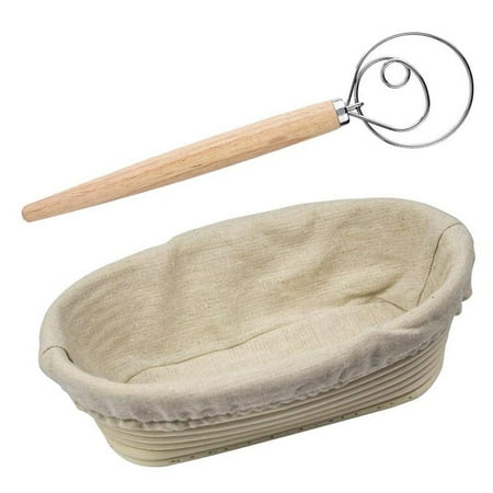 

Oval Leak Proof Basket Bread Bag Dough Bread Bread Bread Rattan Protective Bowl with 13 Inch Danish Dough Mixer