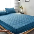 thumbnail image 6 of 3pcs Antibacterial Waterproof Mattress Cover with Pillowcases - Soft & Comfortable Bedding Set, 6 of 7