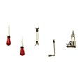 thumbnail image 3 of PENIKOKO 5Pcs Simulated Hand Tools Mini Screwdriver Drill Assorted Color Alloy Wooden Toolbox Dollhouse Gardening Tools, 3 of 8