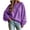 Purple, variant on Horkkom Womens Crewneck Sweatshirt Long Sleeve Solid Color Pullover Sweatshirts Cozy Comfy Casual Tops, S-2XL