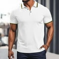 thumbnail image 2 of Afdoent Mens Shirts Fashion Short Sleeve Male Shirt Summer Loose Casual Breathable Lapel Tops Mens Shirts, 2 of 6