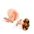 thumbnail image 3 of Pumpkin Stylish Shrit Cufflink Set for Men, Made of Stainless Steel, Perfect for Business and Formal Attire, 3 of 6