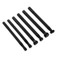 thumbnail image 4 of Kit de 6 herramientas para manualidades de cuero para aficionados al bricolaje. Incluye una variedad versátil de sellos y herramientas de modelado para proyectos de marroquinería complejos., 4 of 8