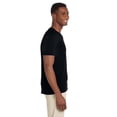 thumbnail image 4 of Gildan Softstyle V-Neck T-Shirt, Men's Short Sleeve V Neck Tee Classic Black, Sizes S-3XL, 4 of 5