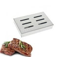 thumbnail image 4 of onlyliua Buscador de Regalos Caja Ahumadora de Acero Inoxidable para Asar Astillas de Madera, Ahumador de Carne para Barbacoa con Tapa Extraíble, Accesorios para Asar, 4 of 7