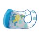 thumbnail image 3 of Baberos enrollables para bebés con bolsillo grande para recoger comida, para bebés y niños pequeños, ballena azul, 3 of 12