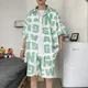 thumbnail image 5 of Conjunto de camiseta y pantalones cortos con alfabeto para hombre, novedad de playa de nailon en conjunto de 2 piezas, conjunto de pantalones cortos para hombre, oferta de camisetas y tops nuevos de e, 5 of 5