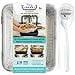 thumbnail image 2 of Fancy Panz - Marble Classic Aluminum Foil Pan Carrier with Lid - BPA Free, Made in the USA Elevated Food Serving Tray - Portable Casserole Carrier with Lid - Hosting Essentials, 2 of 5