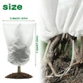 thumbnail image 4 of Cubierta Para Plantas Protección Contra Congelamiento, Cubiertas Para Plantas Con Cordón De Invierno Con Guantes Cubierta Para Plantas Resistente A La Intemperie Con Cremallera Para Árboles Y Arbustos Muyoka Hogar, 4 of 7