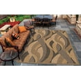thumbnail image 1 of Couristan 1562/0154 Recife Seagrass Natural/Black Rug 3-Feet 9-Inch by 5-Feet 5-Inch, 1 of 1