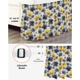 thumbnail image 3 of Yellow Floral Wrap Around Bed Skirts for King Bed 16" Drop,Bed Skirt with Adjustable Elastic Belt Dust Ruffle Bed Valance for Bedroom Hotel Pastoral Pastel Blue Daisy Wildflower Bed Frame Cover, 3 of 7