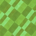 thumbnail image 1 of Ahgly Company Indoor Square Patterned Emerald Green Area Rugs, 4' Square, 1 of 6