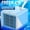 OMG Blue, variant on Portable AC Mini Air Conditioner Cooling Fan with 3 Speeds and Timer, Personal Desk Evaporative Cooler with Humidifier for Room, Home, Office, or Car