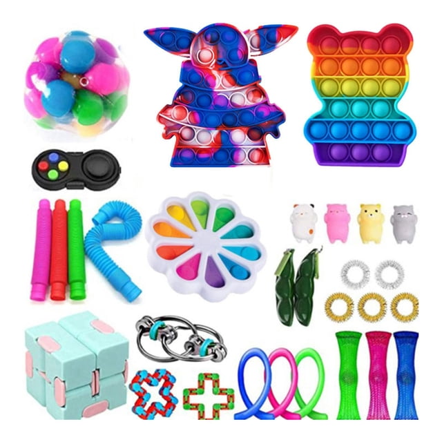 Juguete sensorial Push Bubble Fidget para aliviar el estrés del autismo