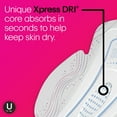 thumbnail image 5 of U by Kotex CleanWear Ultra Thin Feminine Pads with Wings, Heavy, 28 Count, 5 of 9