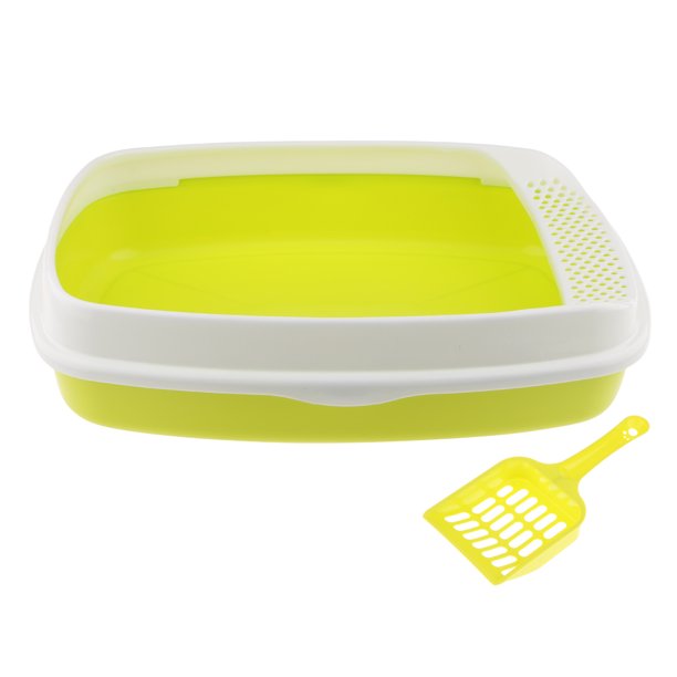 Inodoro de Arena para Mascotas Sunnimix Bandeja de arena para mascotas Verde