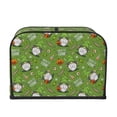 thumbnail image 2 of Lsque Halloween Monster Gnome Print 4 Slice Toaster Cover , Kitchen Appliance Dustproof Protector , Toaster Protector Dustproof Kitchen Appliance Cover, 2 of 7