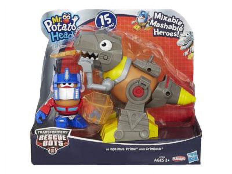 Mr. Potato Head Transformers Mixable Mashable Heroes as Optimus Prime and Grimlock Figures - image 2 of 3