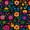 Color 4, variant on Mexican Peel and Stick Wallpaper Colorful Vibrant Floral Dark Wall Mural 23.6in x 9.8ft Self Adhesive Removable Wall Paper Renter Friendly Wallpaper for Nursery Bedroom Cabinets