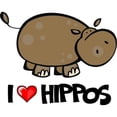 thumbnail image 2 of CafePress - I Love Hippo Mug - 11 oz Ceramic Mug - Novelty Coffee Tea Cup, 2 of 3