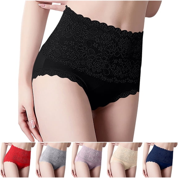Womens Underwear Plus Size, Xunlbb Women's New Lace Pattern Lightweight Breathable Solid Color Underwear