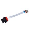 thumbnail image 1 of Fyearfly Montaje En Panel Trasero Roscado Conector Hembra A Macho Interfaz Multimedia HD Cable De Extensión FPC Suave Línea De 0,1 M Conector De Montaje En Panel Hembra A Macho Panel Hembra A Macho, 1 of 8