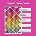 thumbnail image 3 of Colorfil 20x30x1 Odor Removal and Color Changing Pleated AC Furnace Air Filter, MERV 8 (2-Pack), 3 of 7