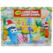 Crayola Christmas Countdown Calendar, Kids Advent Calendar, 24 Holiday Gifts and Crafts, Assorted Colors