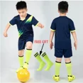 thumbnail image 4 of Camiseta de fútbol para niños personalizada, conjunto de camiseta de fútbol para niño, uniforme de fútbol de poliéster, uniforme de fútbol transpirable para niños, 4 of 5