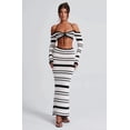 thumbnail image 3 of EASYBRAUS Women Striped Two Piece Skirt Set Summer 2025 Crop Top and Long Skirt Outfit S-L, 3 of 10