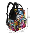 thumbnail image 2 of Wukai Underwater Diving Animals Mummy Backpac,&nbsp;Diaper Bag Purse Breast Pump Bag Purse Diaper Bag for swim,gym,workout,large capacity backpack, 2 of 5