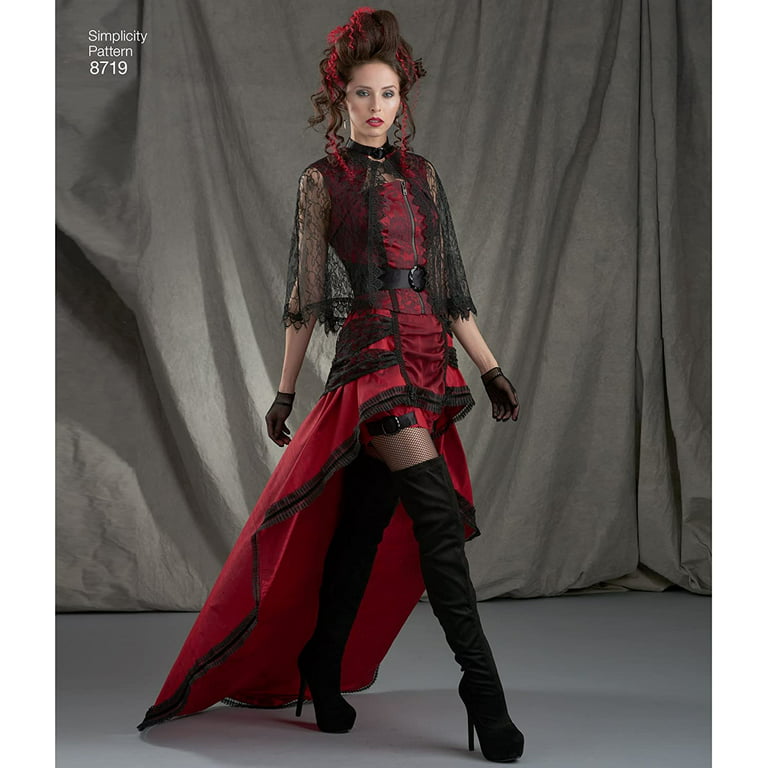 Simplicity Sewing Pattern R10544 / S9086 - Misses' Steampunk Costume Coats,  Size: H5 (6-8-10-12-14)