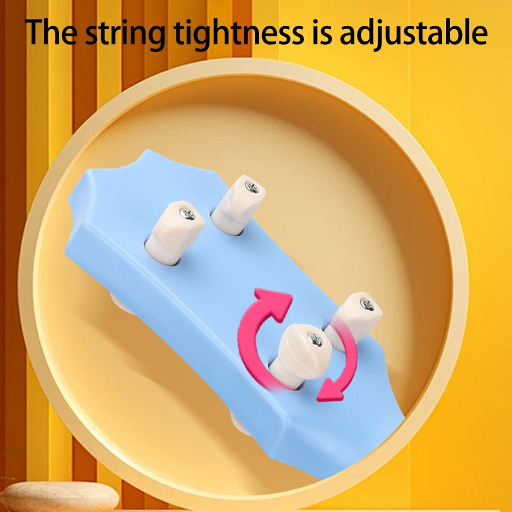 Yokua 21'' Ukulele Baby Sensory Toy Toddler Ukulele Infant Instrument Toy
