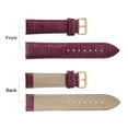 thumbnail image 2 of Uxcell Leather Watch Bands 22mm Classical Embossed Replacement Strap Elegant Vintage Watchband, Purple Gold, 2 of 6