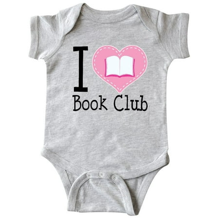 

Inktastic I Love Book Club Reading Gift Gift Baby Girl Bodysuit
