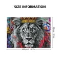 thumbnail image 2 of WYYP Lion Crown Graffiti Wooden Puzzle Challenging Difficult Wood Puzzles for Adults 300 PCS, 2 of 6