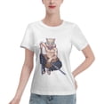 thumbnail image 1 of Women's Basic Short Sleeve T-Shirt Demon Slayer Blade Inosuke, 1 of 6