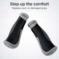thumbnail image 2 of Empuñadura de bicicleta Schwinn Gel Comfort negra, 2 of 6