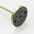 thumbnail image 3 of Round Freestanding Toilet Paper Holder in Brushed Gold, 3 of 14