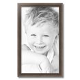 thumbnail image 2 of ArtToFrames 15" x 26" Muted Silver Picture Frame, 15x26 inch Silver Wood Poster Frame (WOM-4626), Pack, 2 of 8