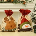 thumbnail image 6 of XKHAZA Large Christmas Burlap Gift Bags, Reusable Farmhouse Snowflake Christmas Bag for Treat Goodie Wrapping Xmas Party Favors Supplies, 6 of 9