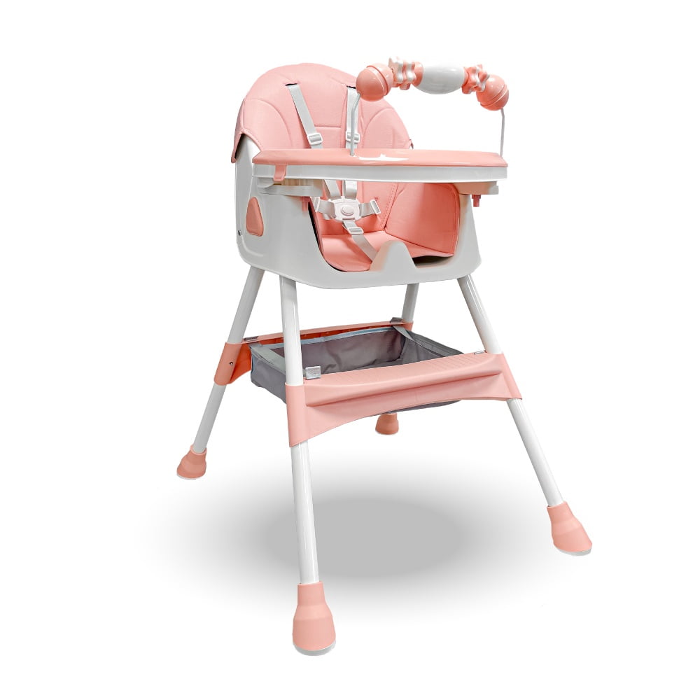 Silla De Comer Infantil Color Rosado