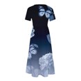 thumbnail image 4 of IROINNID Summer Dresses for Women 2024, Boho Floral Wedding Guest Maxi Dresses for Women, V-Neck and Short Sleeve Flowy Summer Dresses, 4 of 4