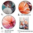 thumbnail image 3 of Designart "Tapestry Of Pink Florals" Flowers Wall Decor, 3 of 7
