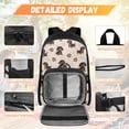 thumbnail image 3 of Bulopur Cartoon Dachshund Print Kids Backpack Set 4 Pcs Pet Cute Lightweight Kids School Bag with Lunch Box, Pencil Case and Water Bottle Cover for Dachshund Dog Lover Toddler Girls, 3 of 7