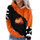 thumbnail image 1 of Blusa de manga larga suelta con estampado de Halloween a la moda para mujer, camisetas informales, sudaderas con capucha Fridja  bvmnju5231, 1 of 5