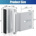 thumbnail image 2 of Keyohome Security Door Reinforcement Lock 3inch 800lbs of Force Durable Childproof Safety Sturdy Home Security Door Lock,1Pcs, 2 of 8