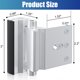 thumbnail image 2 of Cerradura de refuerzo para puerta Toorise, cerradura de seguridad para el hogar resistente de 3 pulgadas con 8 tornillos y 800 lb de fuerza, cerradura de seguridad duradera a prueba de niños,, 2 of 8