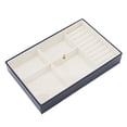 thumbnail image 1 of Caja de almacenamiento de joyas ANGGREK A Prueba de Polvo Con Tapa Transparente de Cuero PU, 1 of 8